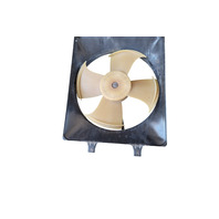 2004-2008 Acura TL Radiator Condenser Cooling Fan Motor w/Shroud Set, F043, OEM, 2004, 2005, 2006, 2007, 2008
