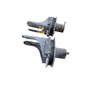 2004-2008 Acura TL Sub Frame Middle Mount Front Left/Right Set 50280-SDA-A01, F043, OEM, 2004, 2005, 2006, 2007, 2008