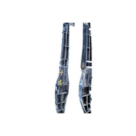 2004-2008 Acura TL Front Left/Driver and Right/Passenger Bumper Retainer Bracket Set, F043, OEM, 2004, 2005, 2006, 2007, 2008