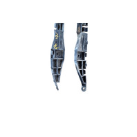 2004-2008 Acura TL Front Left/Driver and Right/Passenger Bumper Retainer Bracket Set, F043, OEM, 2004, 2005, 2006, 2007, 2008