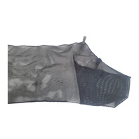 1996-2002 BMW Z3 Rear Convertible Leather Wind Deflector Mesh Screen Unit Black, 82-15-0-002-109, F044, OEM, 1996, 1997, 1998, 1999, 2000, 2001, 2002