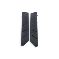 1996-2002 BMW Z3 Fender Grille Trim Air Vent Right/Left Set, 51-13-0-031-457, 51-13-0-031-456, F044, OEM, 1996, 1997, 1998, 1999, 2000, 2001, 2002