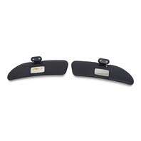 1996-2002 BMW Z3 Sun Visor Sunvisor Left/Right Set Black, 51-16-8-410-185, F044, OEM, 1996, 1997, 1998, 1999, 2000, 2001, 2002