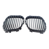 1996-2002 BMW Z3 Front Bumper Grill Grille Right/Left Set, 51-13-8-412-950, F044, OEM, 1996, 1997, 1998, 1999, 2000, 2001, 2002