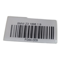1996-2002 BMW Z3 Front Right/Left Door Sill Entry Cover Chrome Set, 51-47-8-399-664, F044, OEM, 1996, 1997, 1998, 1999, 2000, 2001, 2002