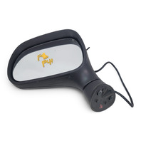 1996-2002 BMW Z3 Left/Driver Side View Mirror Black, 51-16-8-397-039, F044, OEM, 1996, 1997, 1998, 1999, 2000, 2001, 2002
