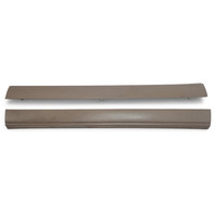1996-2002 BMW Z3 Front Right/Left Door Sill Trim Cover Kick Panel and clips Set Beige, 51-47-8-397-547, F044, OEM, 1996, 1997, 1998, 1999, 2000, 2001, 2002