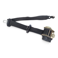 1996-2002 BMW Z3 Seatbelt Front Left/Driver Seat Belt Black, 72-11-8-400-239, F044, OEM, 1996, 1997, 1998, 1999, 2000, 2001, 2002