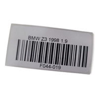 1996-2002 BMW Z3 Seatbelt Front Left/Driver Seat Belt Black, 72-11-8-400-239, F044, OEM, 1996, 1997, 1998, 1999, 2000, 2001, 2002