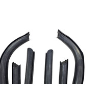 1996-2002 BMW Z3 E36 Roadster Convertible Top Window Weatherstrip Seal Set 6PC, F044, OEM, 1996, 1997, 1998, 1999, 2000, 2001, 2002