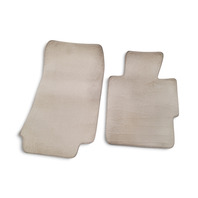 1996-2002 BMW Z3 E36 Beige Velour Floor Mat Carpet Pair 51-47-7-059-132, F044, OEM, 1996, 1997, 1998, 1999, 2000, 2001, 2002