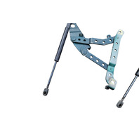 1996-2002 BMW Z3 Front Right/Left Hood Bonnet Hinge Bracket w/Support, 41-61-8-398-665, 41-61-8-398-666, F044, OEM, 1996, 1997, 1998, 1999, 2000, 2001, 2002