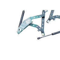 1996-2002 BMW Z3 Front Right/Left Hood Bonnet Hinge Bracket w/Support, 41-61-8-398-665, 41-61-8-398-666, F044, OEM, 1996, 1997, 1998, 1999, 2000, 2001, 2002