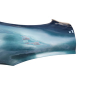 1996-1998 BMW Z3 Rear Left Fender Quarter Panel Blue, 41-35-0-307-016, F044, OEM, 1996, 1997, 1998