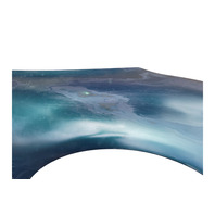 1996-1998 BMW Z3 Rear Left Fender Quarter Panel Blue, 41-35-0-307-016, F044, OEM, 1996, 1997, 1998