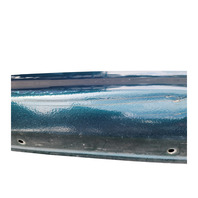 1996-1998 BMW Z3 Left Rocker Panel Molding Side Skirt Blue, 41-21-8-398-649, F044, OEM, 1996, 1997, 1998
