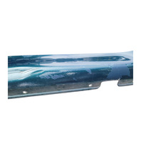 1996-1998 BMW Z3 Left Rocker Panel Molding Side Skirt Blue, 41-21-8-398-649, F044, OEM, 1996, 1997, 1998
