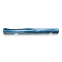 1996-1998 BMW Z3 Left Rocker Panel Molding Side Skirt Blue, 41-21-8-398-649, F044, OEM, 1996, 1997, 1998