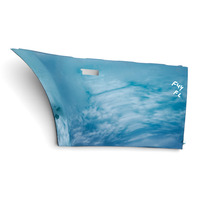1996-2002 BMW Z3 Fender Assembly Left/Driver Side, Blue, 41-35-8-398-693, F044, OEM, 1996, 1997, 1998, 1999, 2000