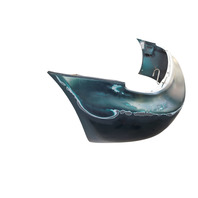 1996-1998 BMW Z3 Rear Bumper Face Cover Upper/Lower Blue, 51-12-0-307-537, F044, OEM, 1996, 1997, 1998
