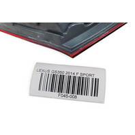 2013-2016 Lexus GS350 Taillight Lamp Body Rear Left/Driver Side 81561-30C90, F045, OEM, 2013, 2014, 2015, 2016