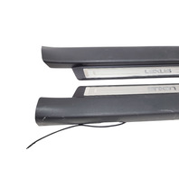 2013-2015 Lexus GS350 Front Illuminated Door Sill Scuff Plate Trim Front Right/Left Set 67910-30082-C0, F045, OEM, 2013, 2014, 2015, 2016, 2017, 2018, 2019, 2020