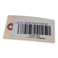 2013-2016 Lexus GS350 Absorber Suspension Computer Module Unit 89243-30211, F045, OEM, 2013, 2014, 2015, 2016