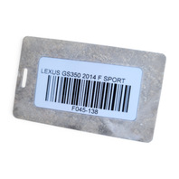2013-2020 Lexus GS350 Rear Anti-Skid ABS Speed Sensor RWD Left/Driver, 89546-30080, F045, OEM, 2013, 2014, 2015, 2016, 2017, 2018, 2019, 2020