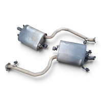 2013-2020 Lexus GS350 Left/Right Exhaust Muffler Set, 17430-31C80, F045, OEM, 2013, 2014, 2015, 2016, 2017, 2018, 2019, 2020