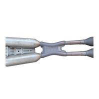 2013-2016 Lexus GS350 Center Exhaust Pipe Muffler Front 17410-31D10, F045, OEM, 2013, 2014, 2015, 2016
