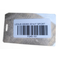 2013-2020 Lexus GS350 Front Right Upper Control Arm RWD 48610-39185, F045, OEM, 2013, 2014, 2015, 2016, 2017, 2018, 2019, 2020