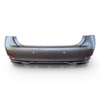 2013-2016 Lexus GS350 Rear Bumper Cover Mercury Gray, 52159-30964, F045, OEM, 2013, 2014, 2015, 2016