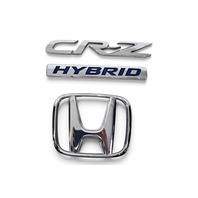 2011-2016 Honda CR-Z CRZ Emblem Logo "CR-Z" Rear Trunk, 75722-SZT-G01, 75701-SZT-G01, F046, OEM, 2011, 2012, 2013, 2014, 2015, 2016