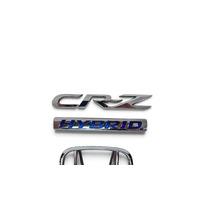 2011-2016 Honda CR-Z CRZ Emblem Logo "CR-Z" Rear Trunk, 75722-SZT-G01, 75701-SZT-G01, F046, OEM, 2011, 2012, 2013, 2014, 2015, 2016
