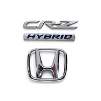2011-2016 Honda CR-Z CRZ Emblem Logo "CR-Z" Rear Trunk, 75722-SZT-G01, 75701-SZT-G01, F046, OEM, 2011, 2012, 2013, 2014, 2015, 2016