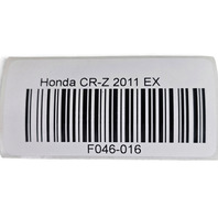 2011-2013 Honda CR-Z CRZ Front Door Lock Latch Actuator Left, 72150-SZT-A02, F046, OEM, 2011, 2012, 2013