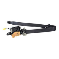 2011 Honda CR-Z CRZ Seat Belt Front Left/Driver Black, 04818-SZT-A00ZA, F046, OEM, 2011