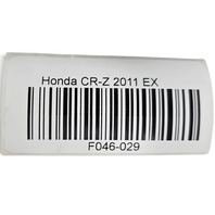 2011 Honda CR-Z CRZ Seat Belt Front Left/Driver Black, 04818-SZT-A00ZA, F046, OEM, 2011