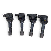 2011-2016 Honda CR-Z CRZ Ignitor Ignition Coil Plug Set (4) 30520-RB0-S01, F046, OEM, 2011, 2012, 2013, 2014, 2015, 2016