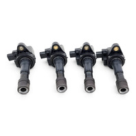 2011-2016 Honda CR-Z CRZ Ignitor Ignition Coil Plug Set (4) 30520-RB0-S01, F046, OEM, 2011, 2012, 2013, 2014, 2015, 2016