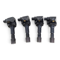 2011-2016 Honda CR-Z CRZ Ignitor Ignition Coil Plug Set (4) 30520-RB0-S01, F046, OEM, 2011, 2012, 2013, 2014, 2015, 2016