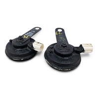 2011-2016 Honda CR-Z CRZ High/Low Note Pitch Horn Signal Set 38150-SNA-K02, F046, OEM, 2011, 2012, 2013, 2014, 2015, 2016