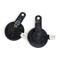2011-2016 Honda CR-Z CRZ High/Low Note Pitch Horn Signal Set 38150-SNA-K02, F046, OEM, 2011, 2012, 2013, 2014, 2015, 2016