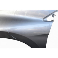 2011-2016 Honda CR-Z CRZ Fender Front Left/Driver Silver Metallic, 60260-SZT-G90ZZ, F046, OEM, 2011, 2012, 2013, 2014, 2015, 2016