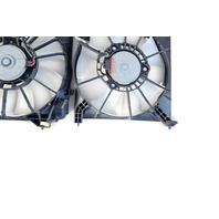 2011-2016 Honda CR-Z CRZ A/C Radiator Cooling Fan Set w/ Shroud 38611-RBB-003, F046, OEM, 2011, 2012, 2013, 2014, 2015, 2016