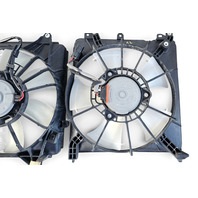 2011-2016 Honda CR-Z CRZ A/C Radiator Cooling Fan Set w/ Shroud 38611-RBB-003, F046, OEM, 2011, 2012, 2013, 2014, 2015, 2016