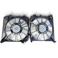 2011-2016 Honda CR-Z CRZ A/C Radiator Cooling Fan Set w/ Shroud 38611-RBB-003, F046, OEM, 2011, 2012, 2013, 2014, 2015, 2016
