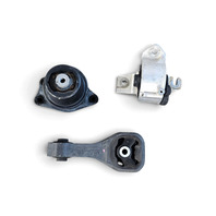 2011-2016 Honda CR-Z CRZ Rod Torque, Transmission Mount Set(3), 50850-SZT-E01, 50822-SZT-003, F046, OEM, 2011, 2012, 2013, 2014, 2015, 2016
