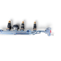 2011-2016 Honda CR-Z CRZ Air Assist Fuel Gas Injector w/ Rail 16620-RTW-003, F046, OEM, 2011, 2012, 2013, 2014, 2015, 2016