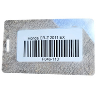 2011-2016 Honda CR-Z CRZ Throttle Body Valve Module, 16400-RTW-003, F046, OEM, 2011, 2012, 2013, 2014, 2015, 2016